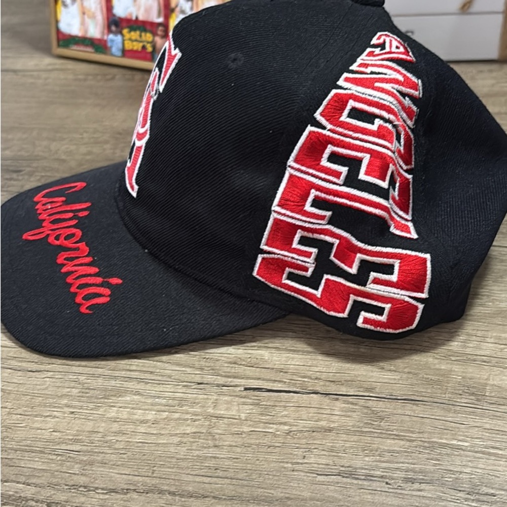 Black and Red California Angels Cap BesT offer